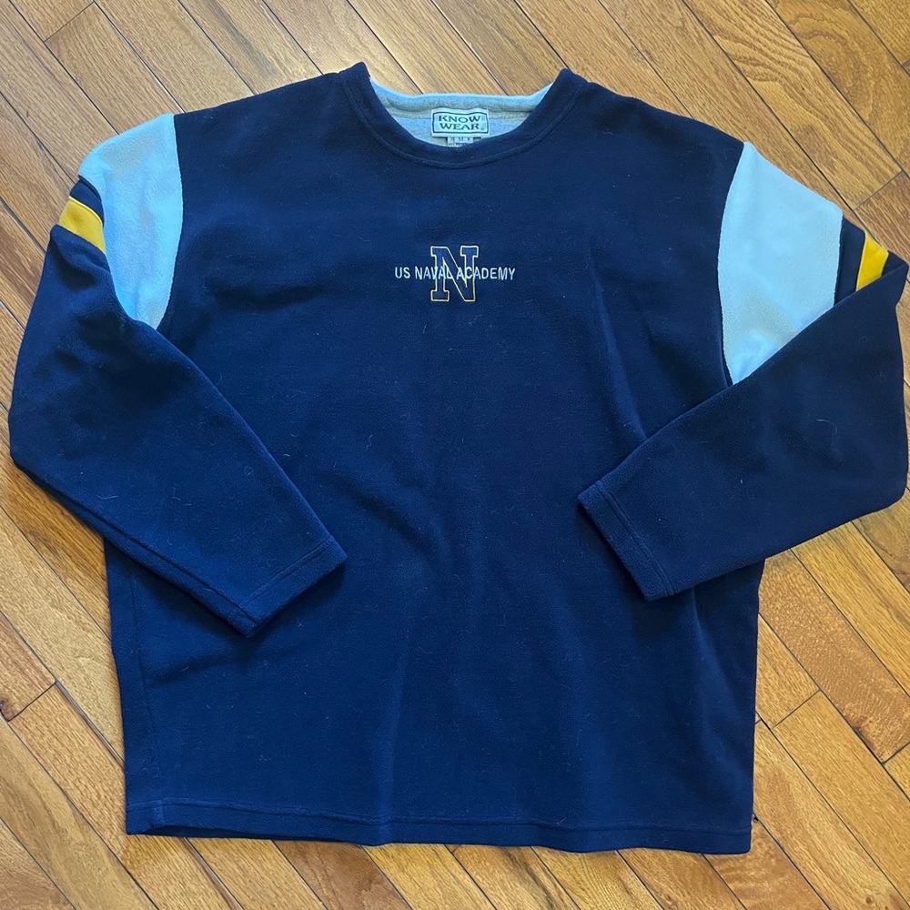 Vintage Midshipmen US Navy Naval Academy Crewneck Sweatshirt M